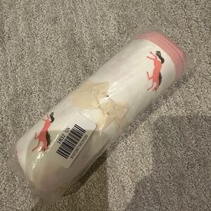 Kyte Baby Pink and White Unicorn Swaddle Blanket